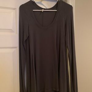Free People January Tee Gray